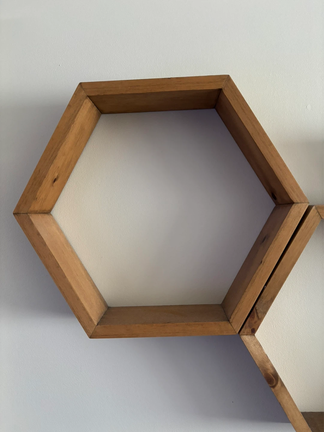 Geometric Wood Wall Shelves - photo 4