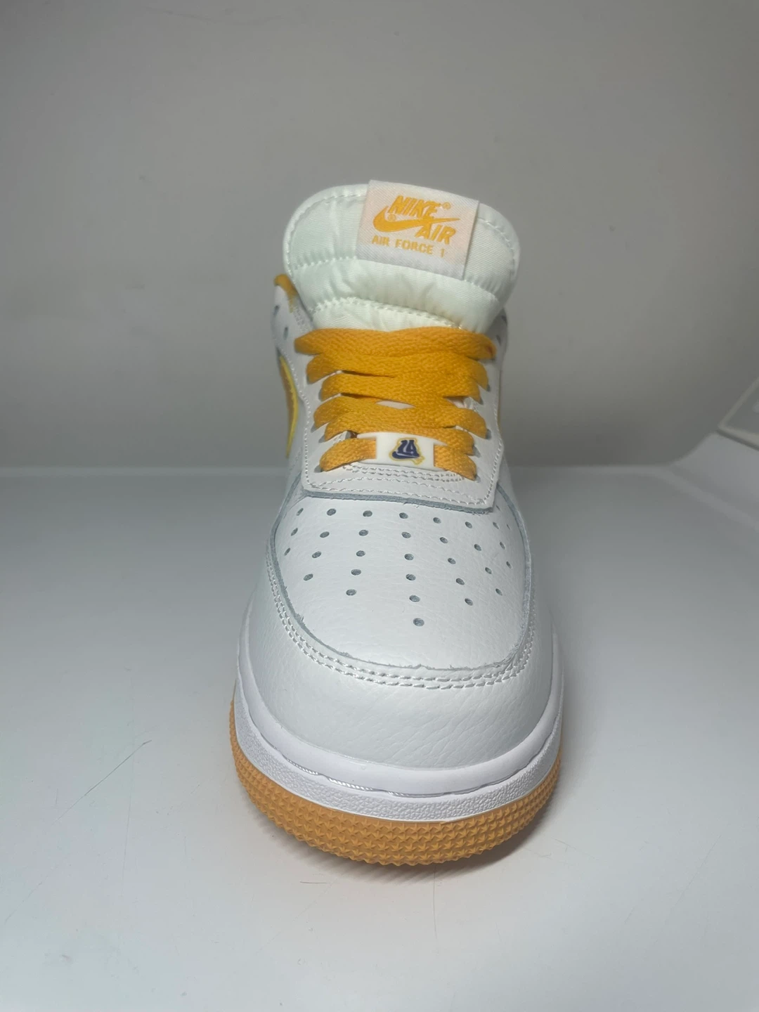 Nike Air Force 1 White/Yellow Sneakers