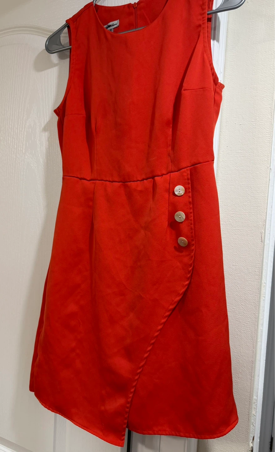 Orange Sleeveless Dress