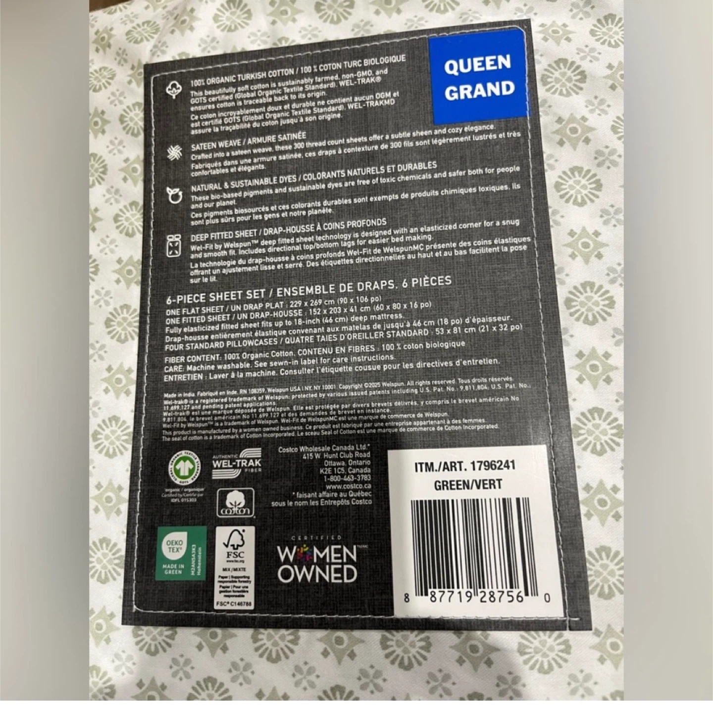 Purely Organic Queen Grand Sheet Set - 100% Turkish Cotton - photo 3