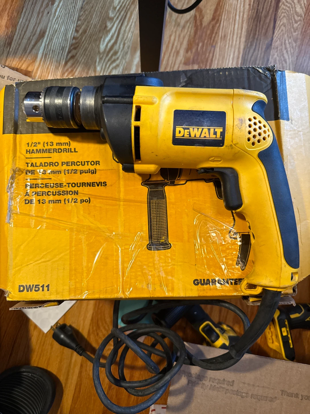 DEWALT DW511 Heavy-Duty Hammerdrill - photo 3