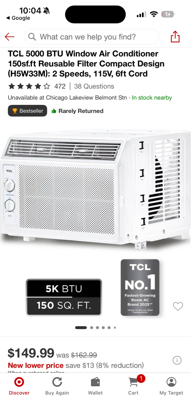 Window Air Conditioner