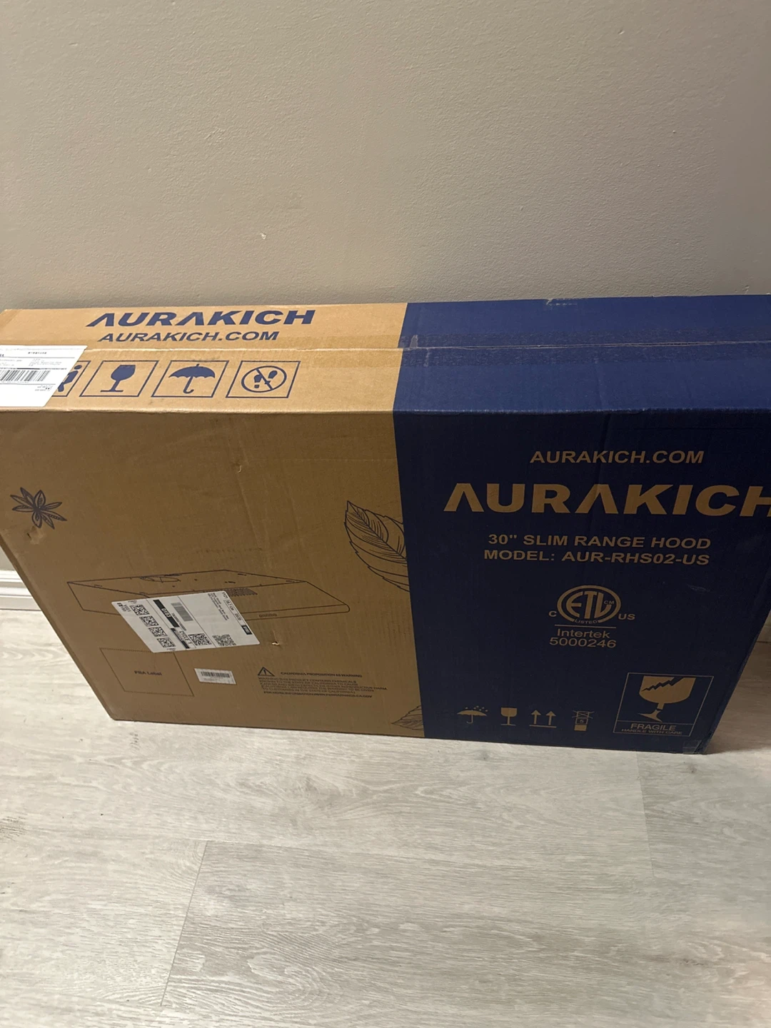 AURAKICH 30" Stainless Steel Under-Cabinet Range Hood