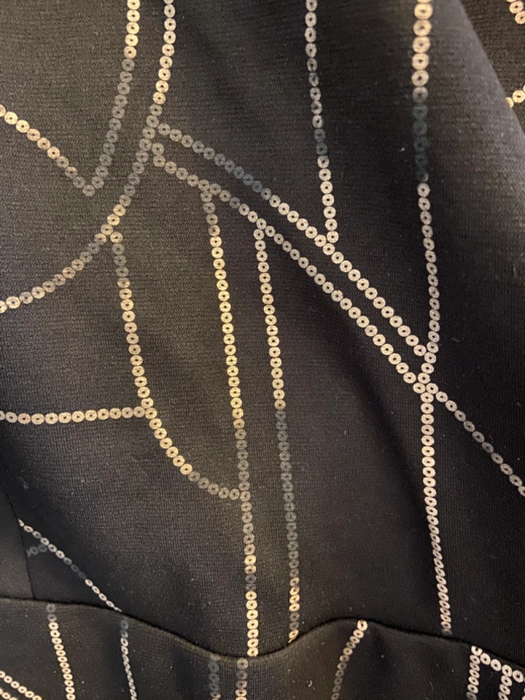 Vin Rouge Fashion Black Sequined Wrap Dress 1X - photo 4