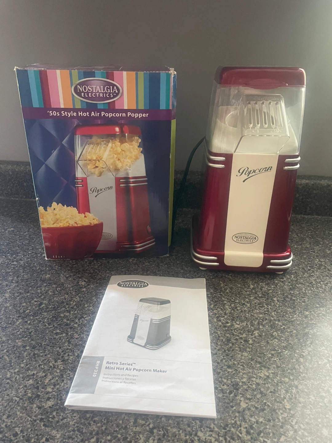 Nostalgia Electrics '50s Style Hot Air Popcorn Popper
