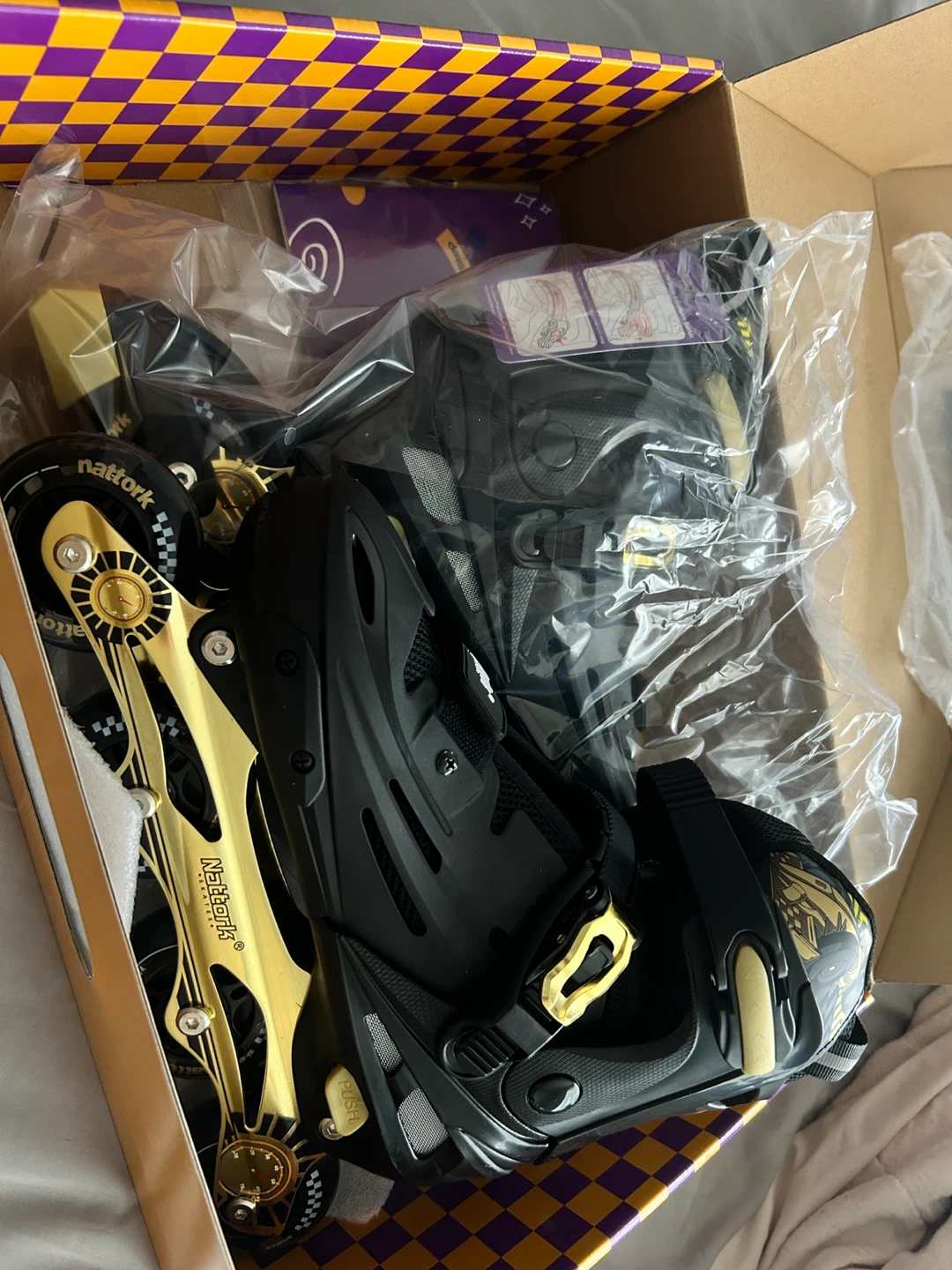 Brand new!!!Nattork inline roller Skates  for kid or women