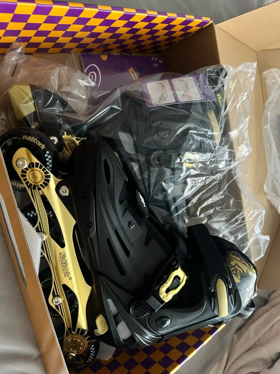 Brand new!!!Nattork inline roller Skates  for kid or women