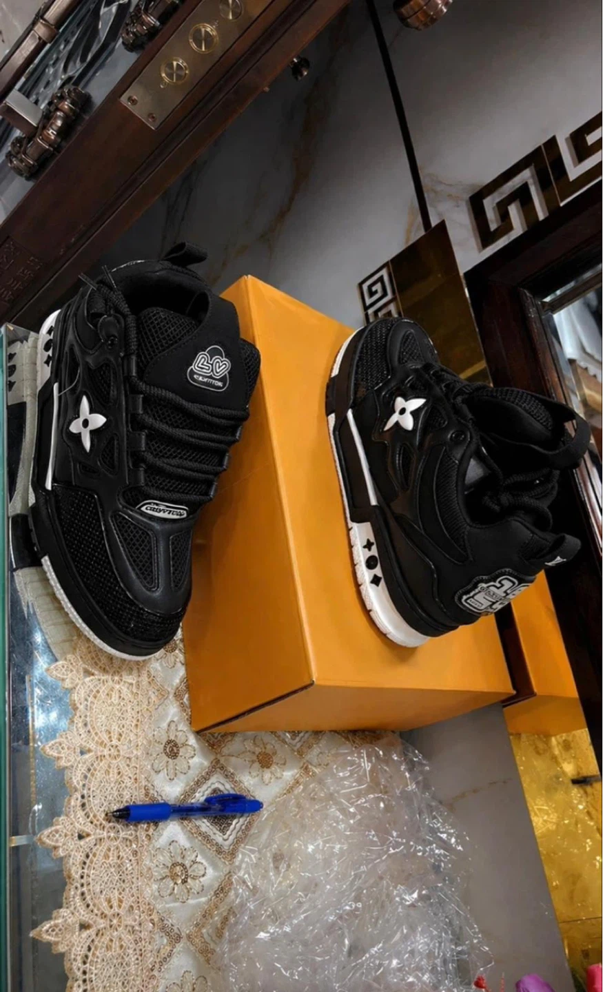 Louis Vuitton Black Sneakers - photo 2