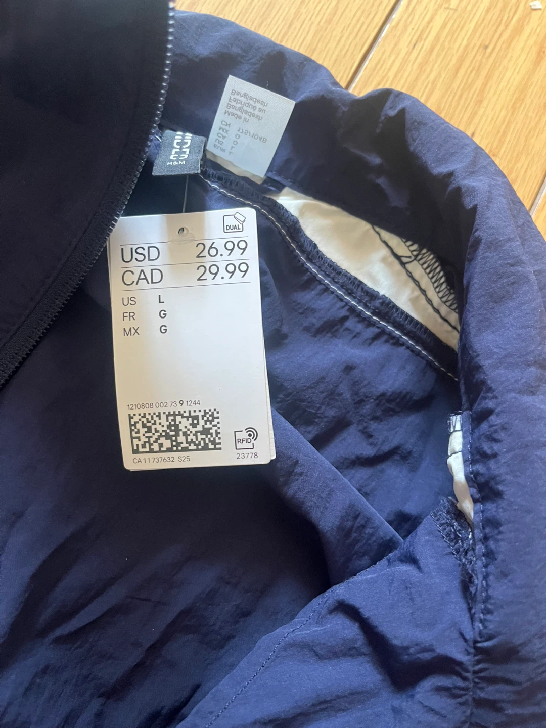 Navy Blue Track Jacket - photo 4