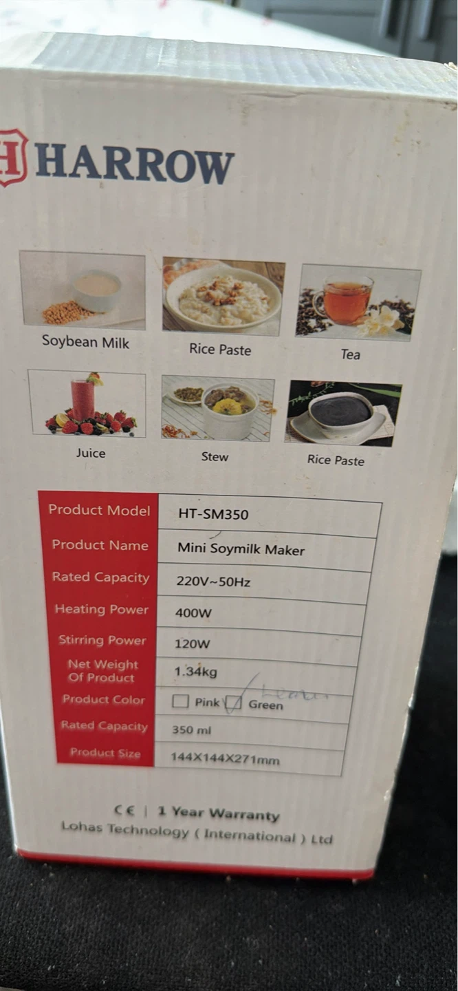 Harrow Mini Soymilk Maker - photo 2