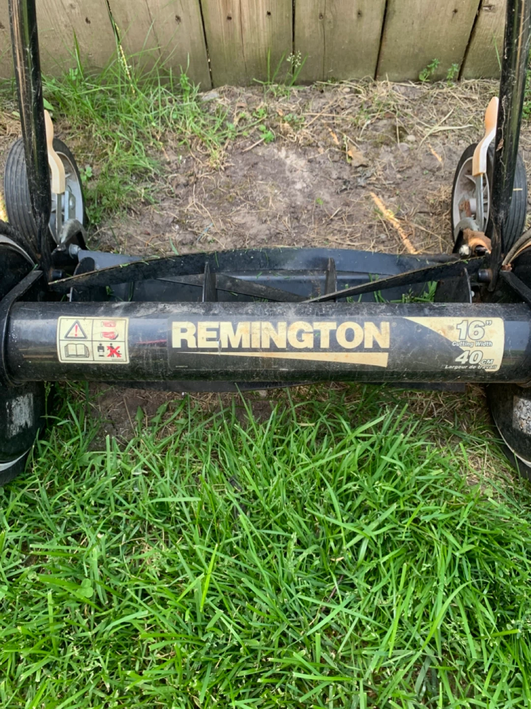 Remington push lawnmower