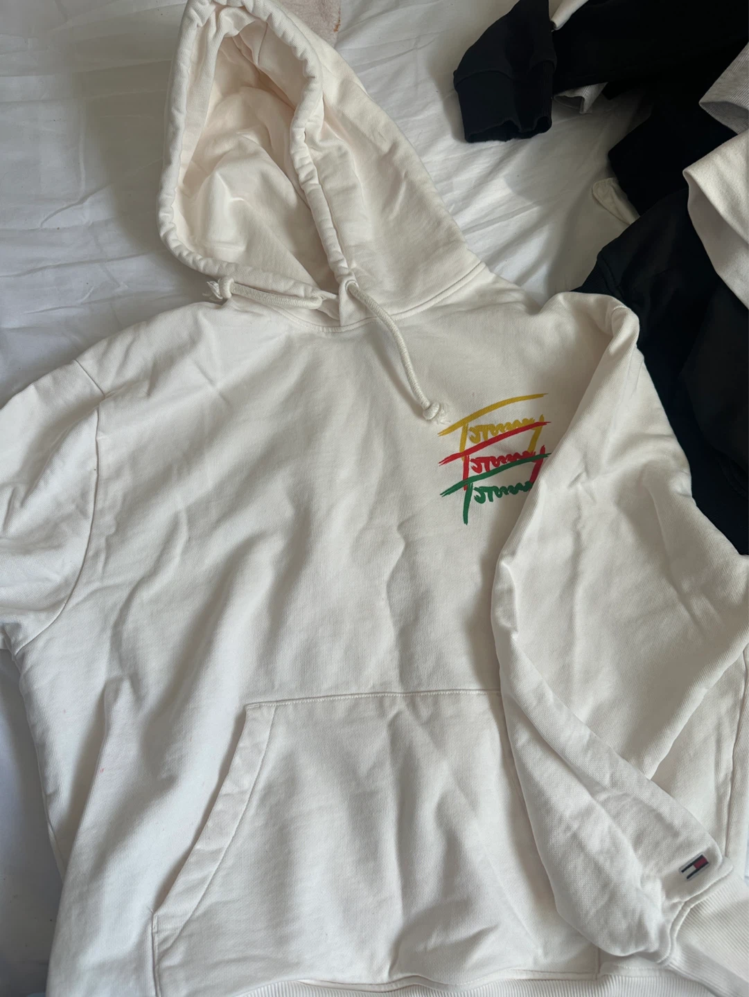 Tommy Jeans White Hoodie