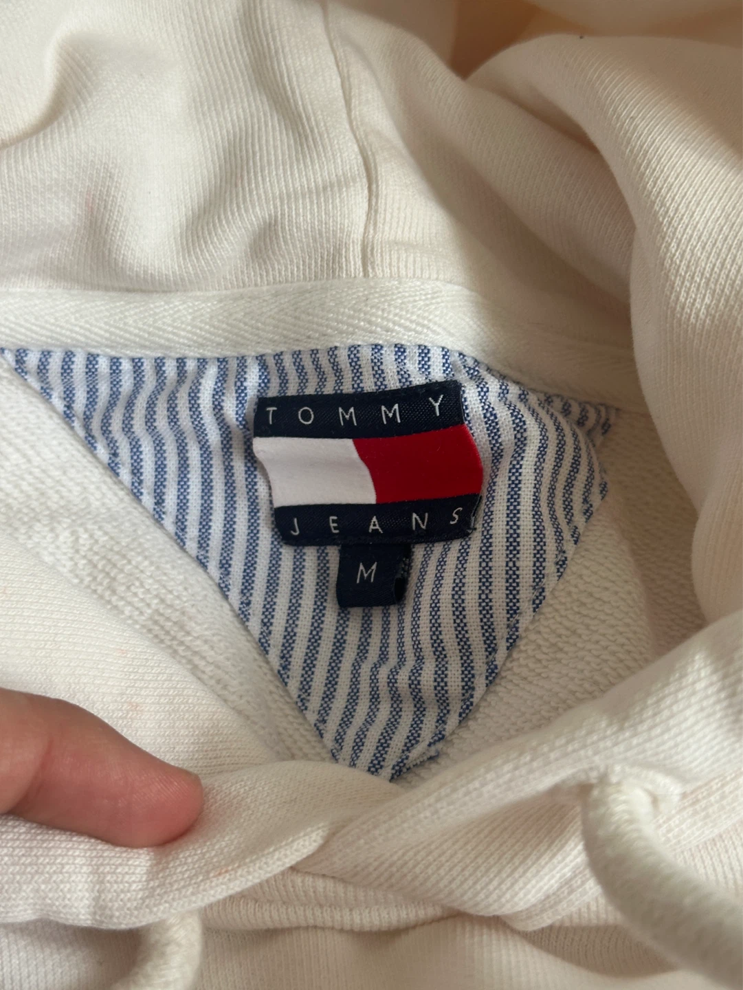 Tommy Jeans White Hoodie - photo 2