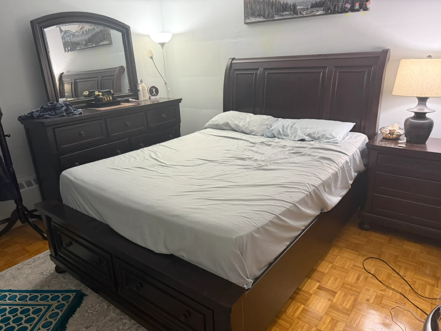 Ashley Furniture Sleigh Bed Frame - photo 2