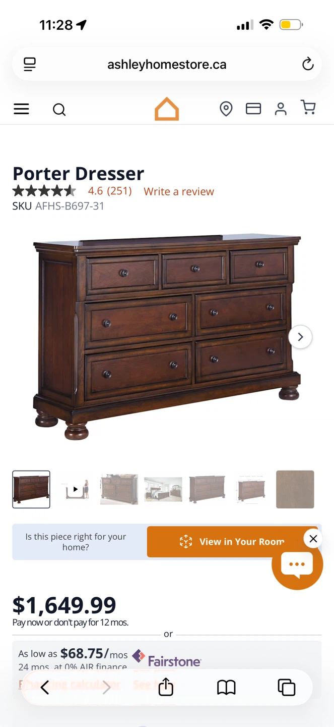 Ashley Furniture Sleigh Bed Frame - photo 4