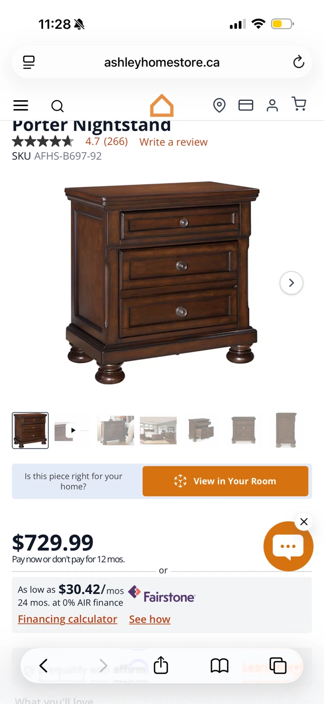 Ashley Furniture Sleigh Bed Frame - photo 3