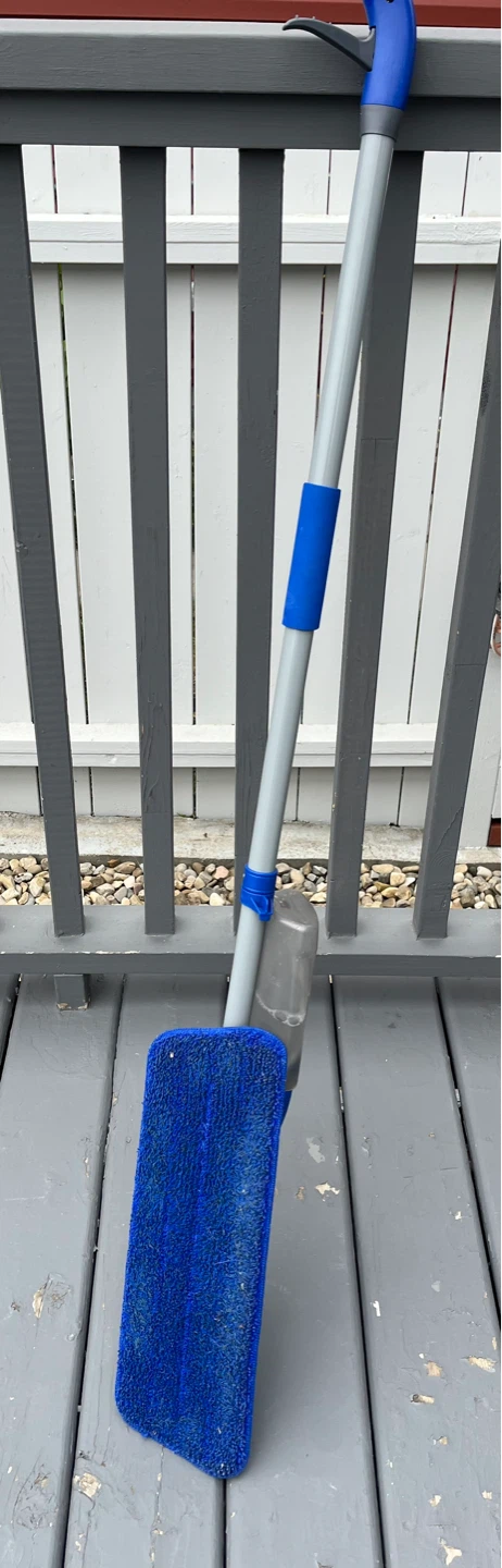 Spray Mop with Blue Microfiber Pad