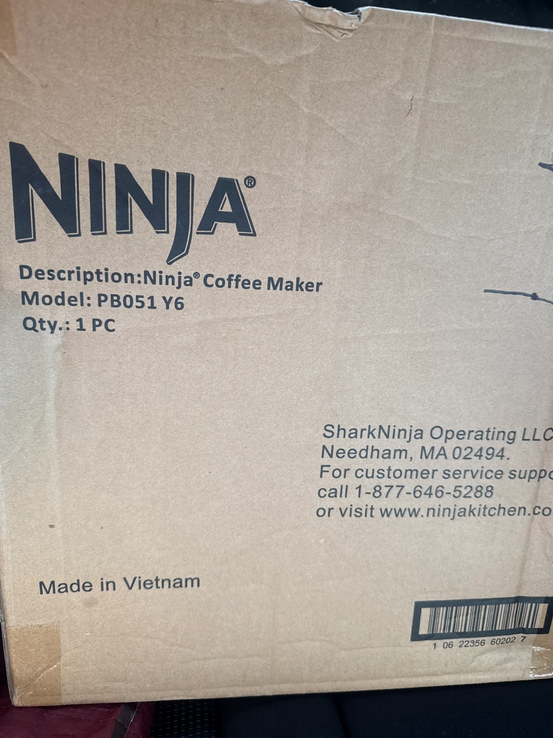 Ninja Coffee Maker PB051 Y6