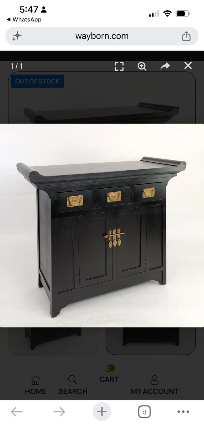 New Wayborn Black Accent Cabinet - photo 3