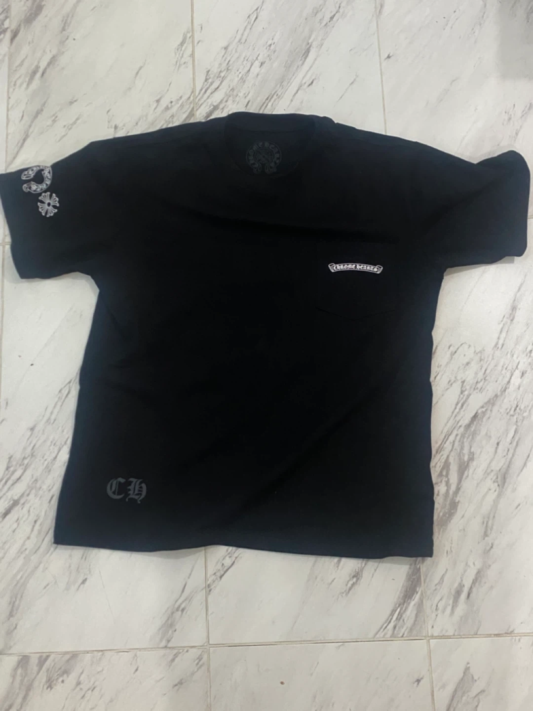 Chrome Hearts multi color cross Black T-Shirt - photo 2