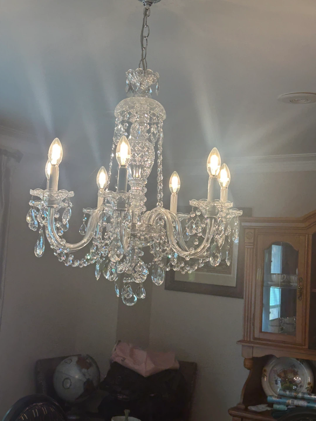 Crystal Chandelier Light Fixture