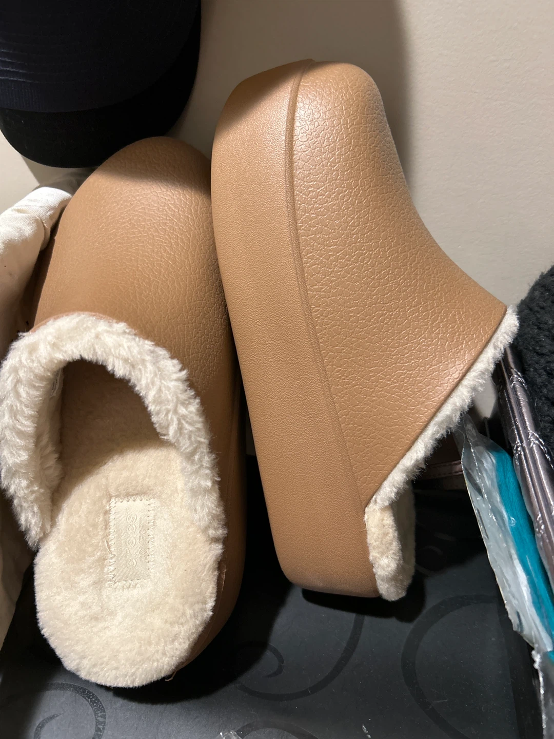 Crocs Women's Slippers - Tan/Cream - photo 2