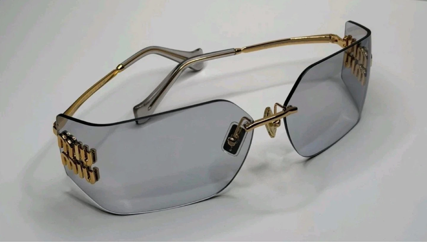 Miu Miu Rimless Sunglasses MU 54YS *Authentic*