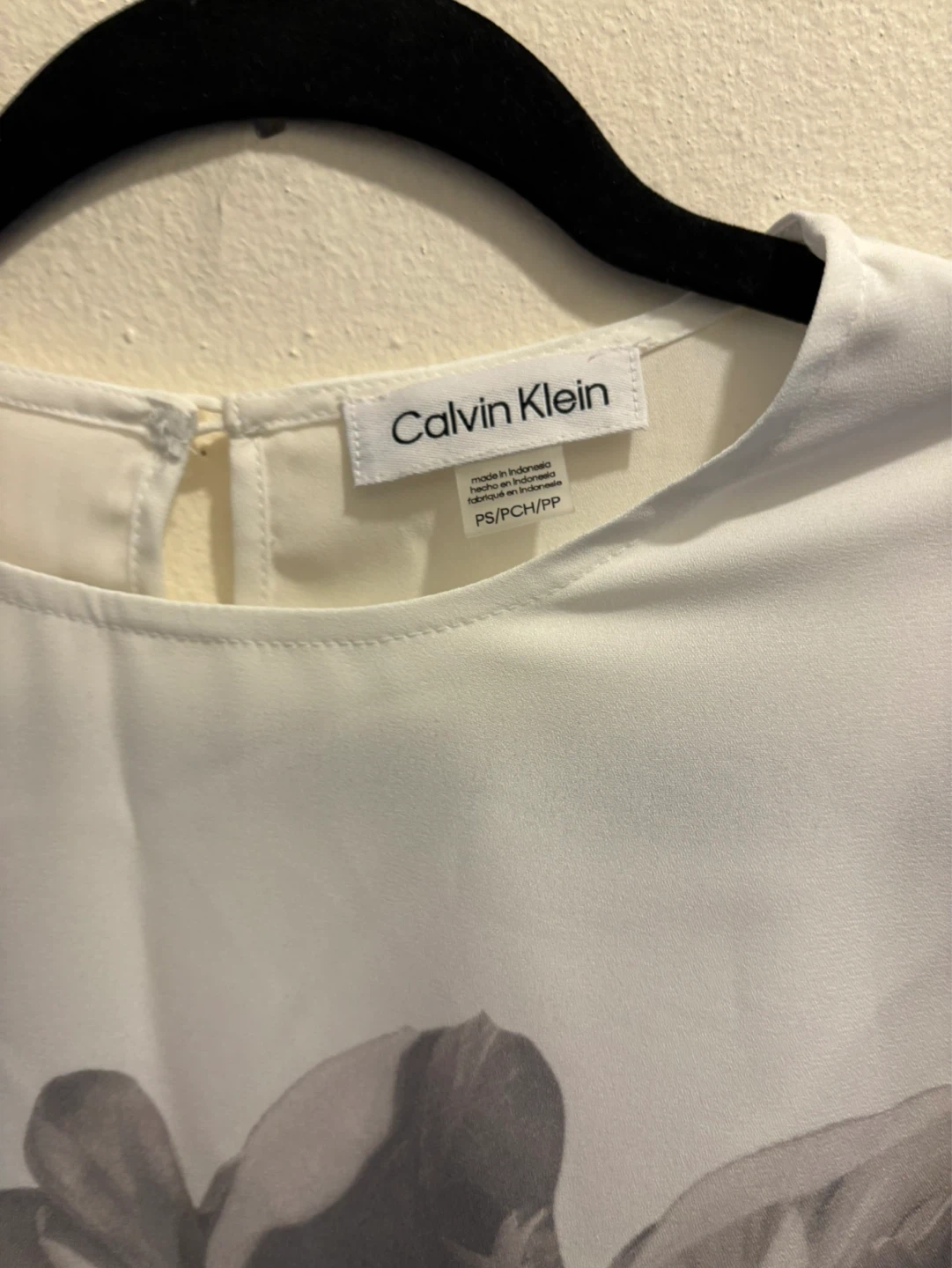 NEW-Calvin Klein Sleeveless Floral Print Blouse PS/PCH/PP - photo 3