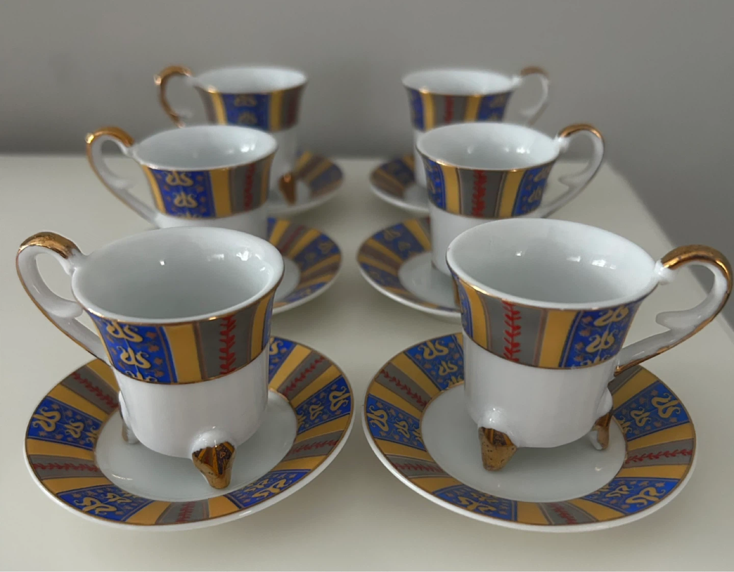 Duca di Bavaria Espresso Cup and Saucer Set (6 cups) - photo 2