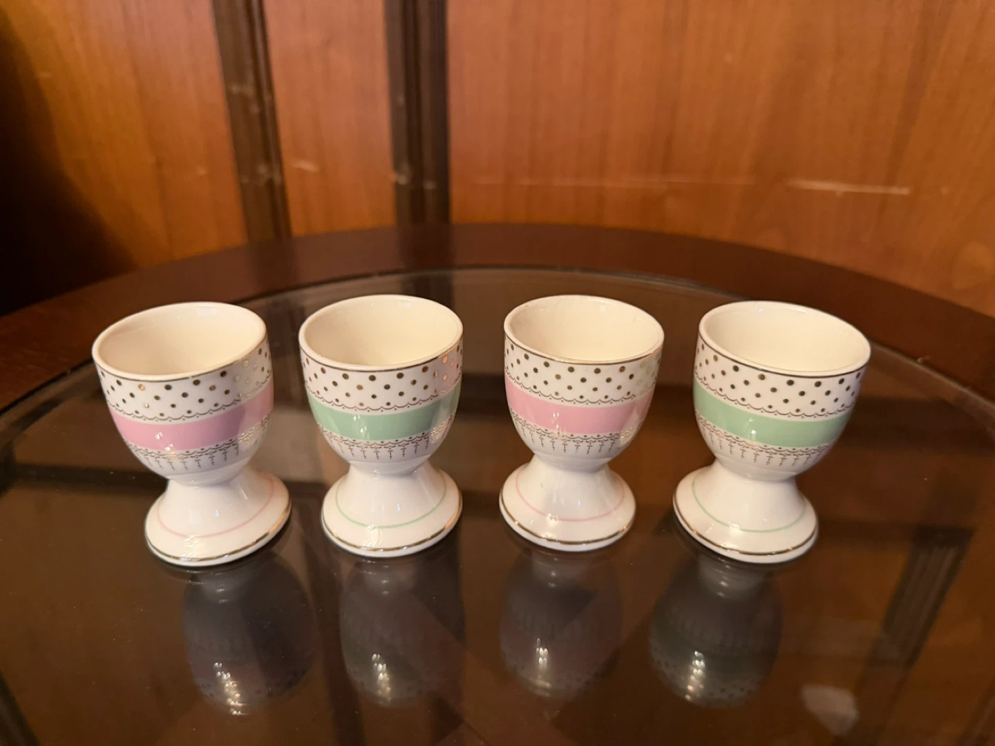 Set of 4 Vintage Egg Cups - photo 3