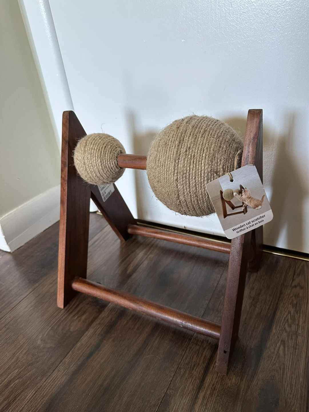 Wooden Cat Scratcher