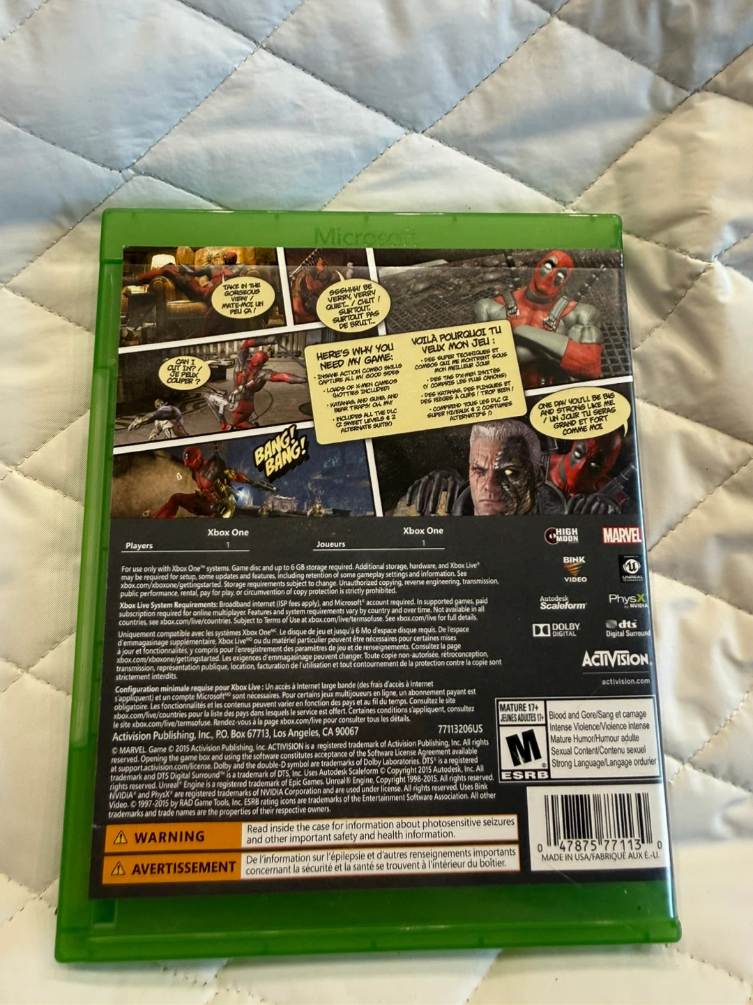 Deadpool Video Game for Xbox One - photo 2