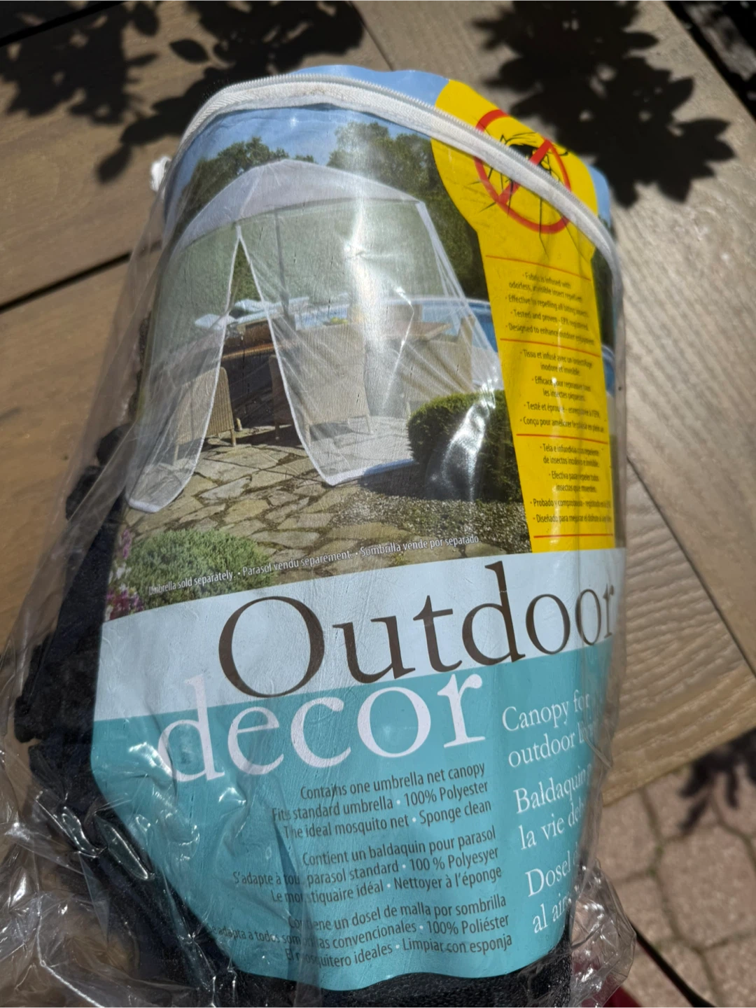 Canopy for outdoor umbrella