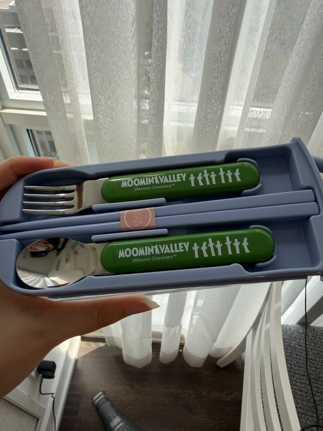 SUPER RARE brand new moomin cutlery set - photo 2