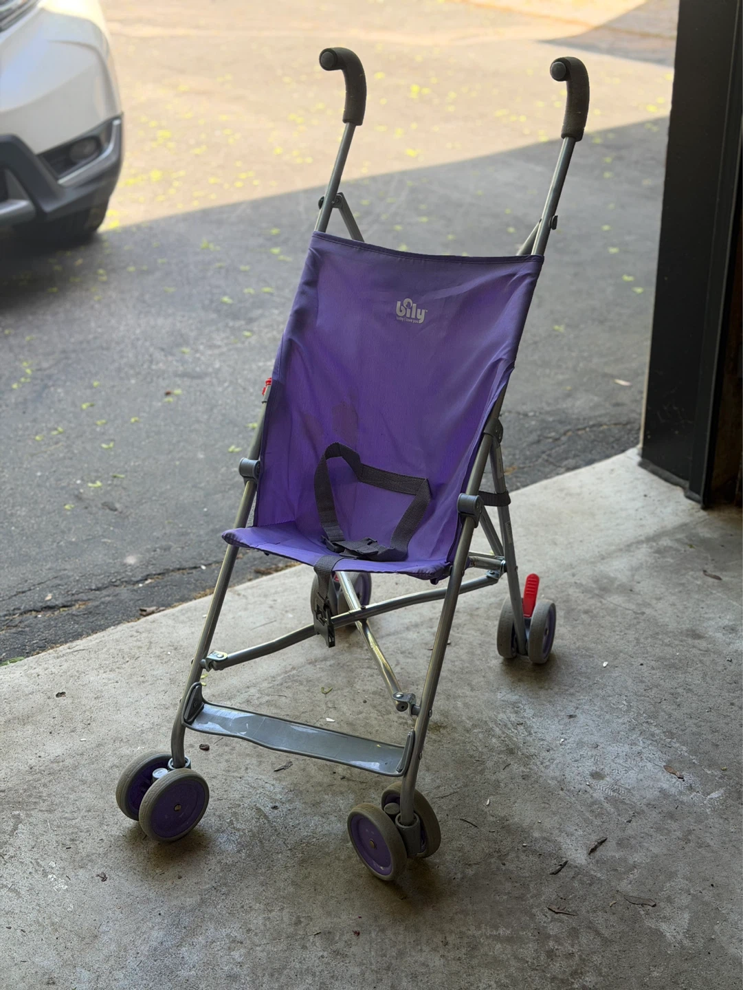 Purple Stroller