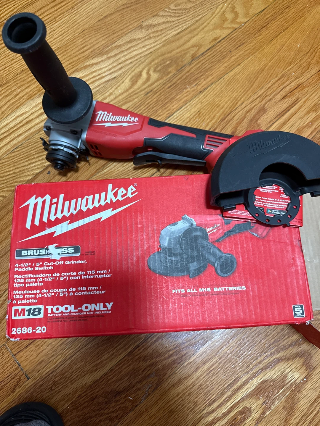 Milwaukee M18 Brushless Cordless Cut-Off Grinder 2686-20 - photo 2