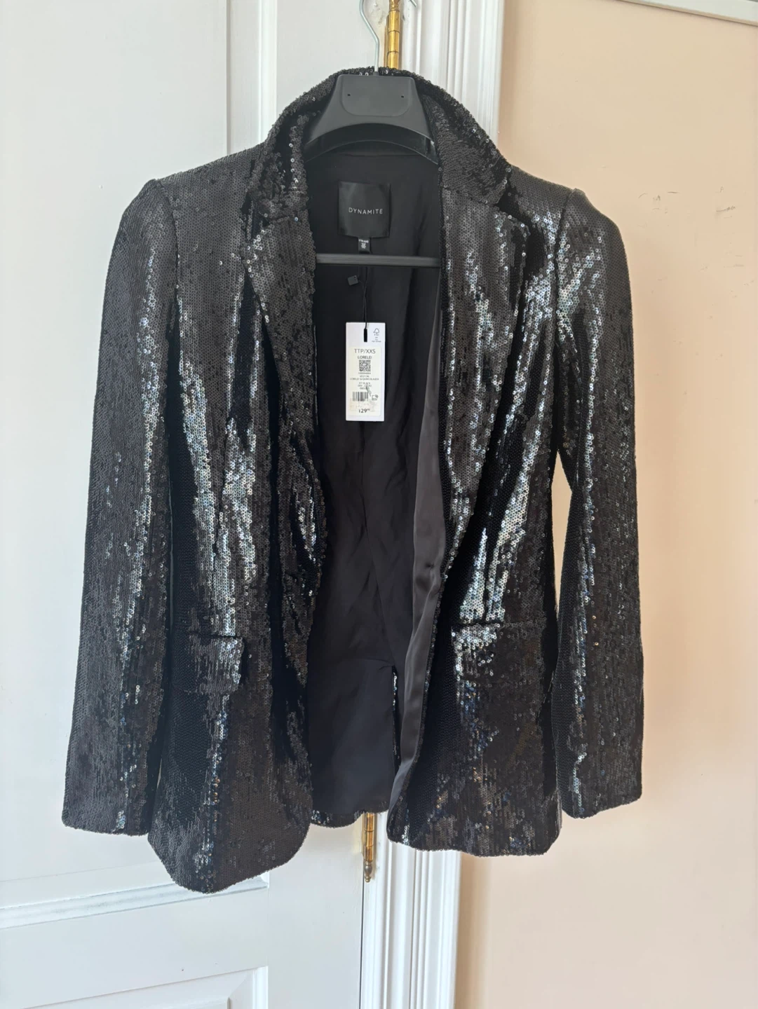 DYNAMITE LORELEI Sequin Blazer