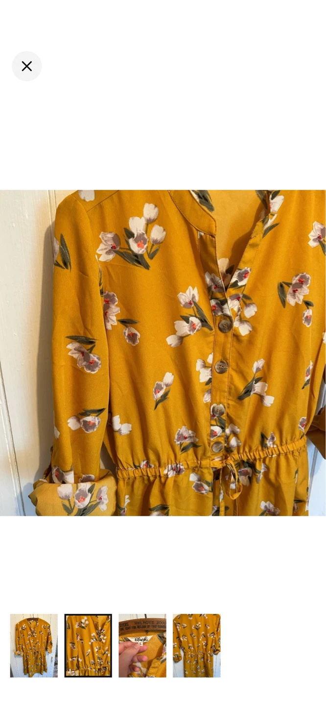 Mint of Blush Floral Print Dress - photo 2