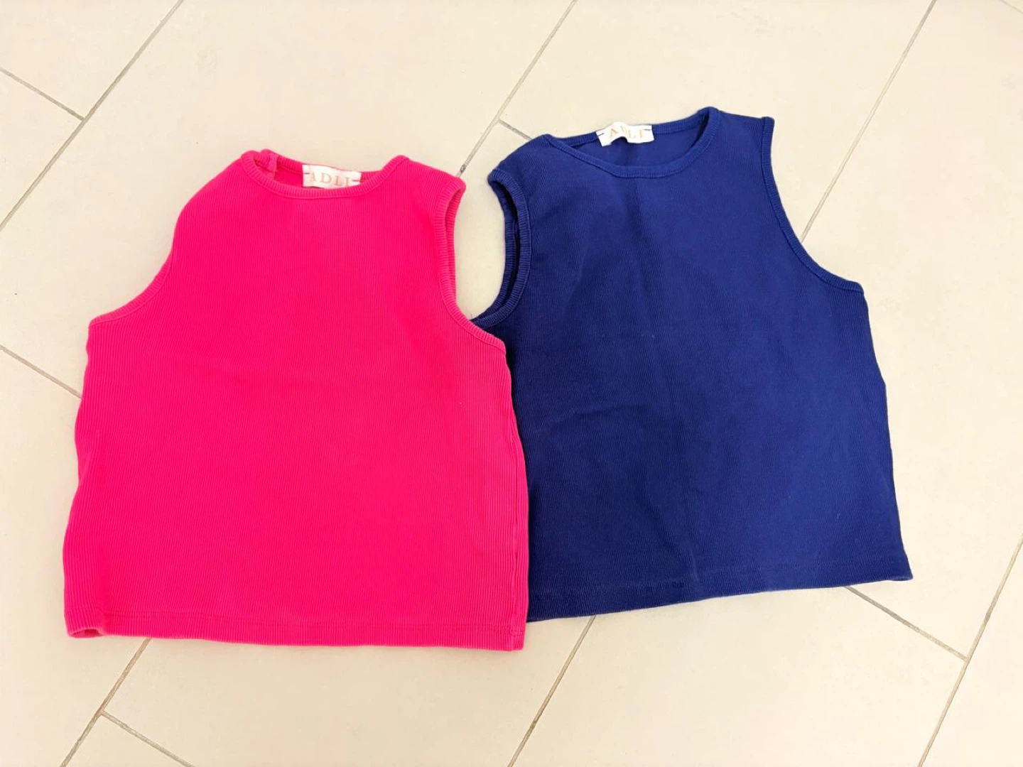 ADLI Tank Tops - Pink and Blue - photo 2