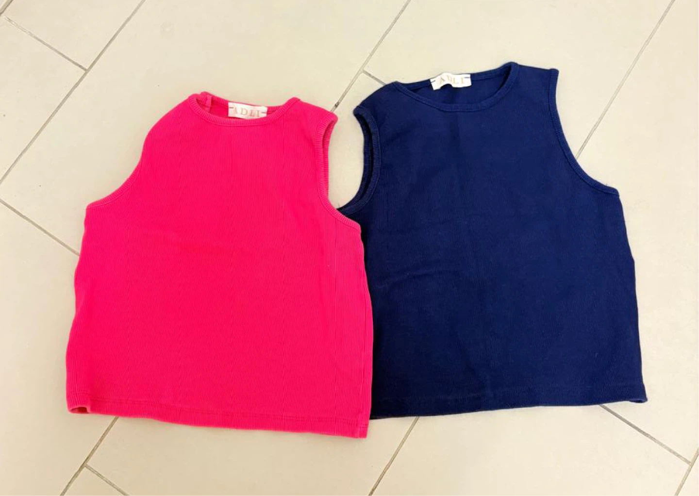ADLI Tank Tops - Pink and Blue - photo 3
