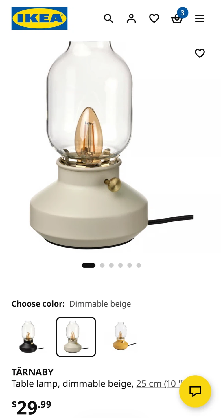 IKEA table lamp