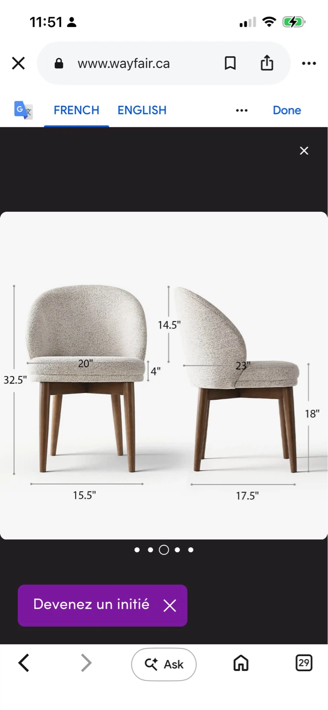 New Upholstered Dining Chair - photo 5