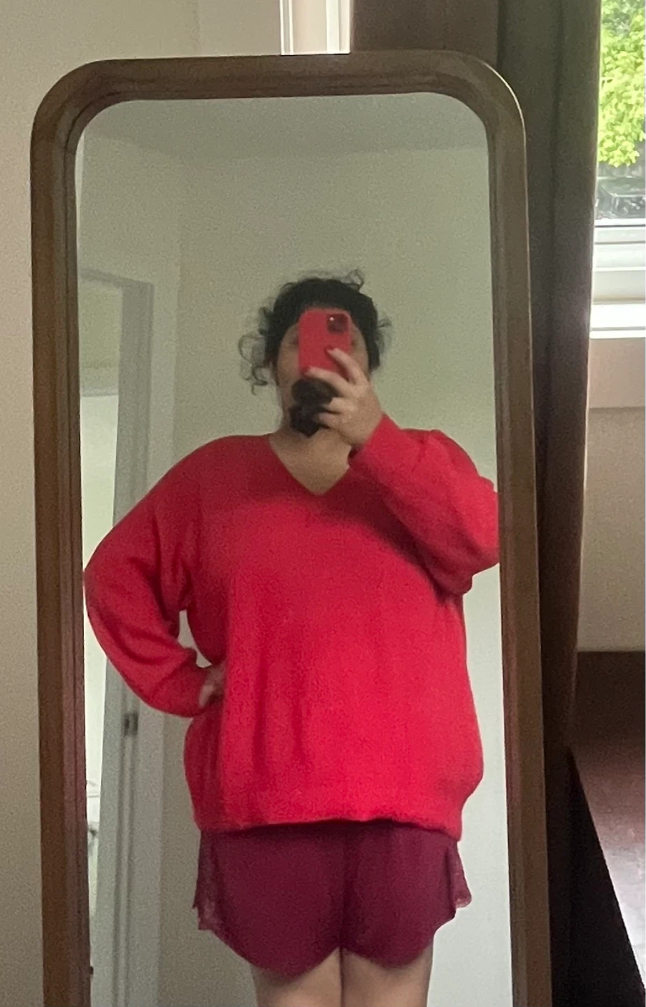 Old Navy Red V-Neck Sweater - Size 3X - photo 2