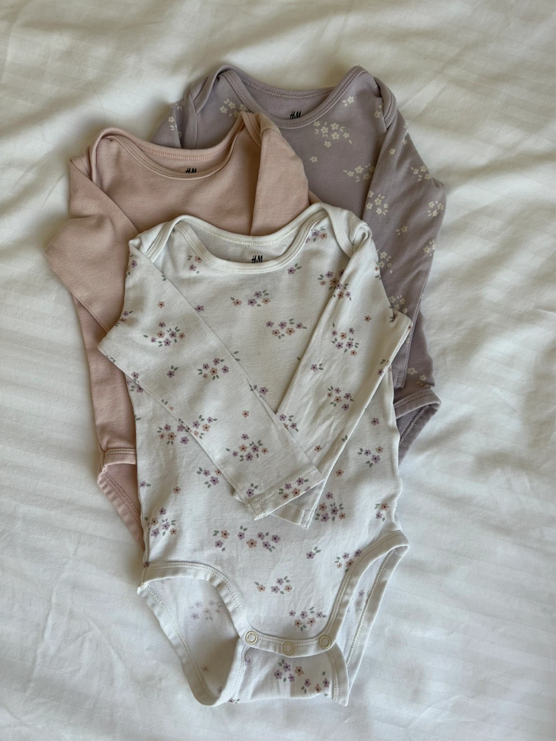 Bodysuits 3 Pack - 6 Months