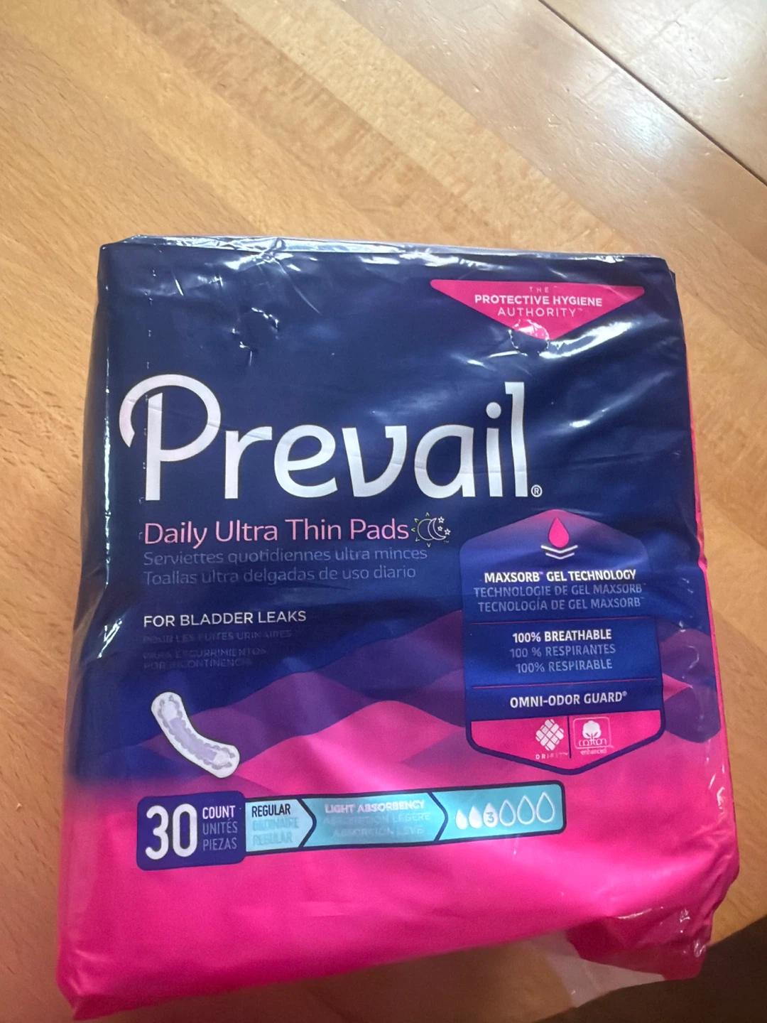 Prevail Daily Ultra Thin Pads - 30 Count