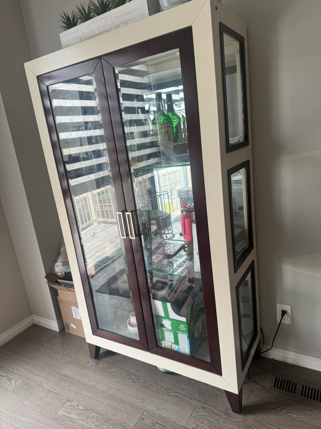 Display Cabinet with Glass Door and light inside - photo 2