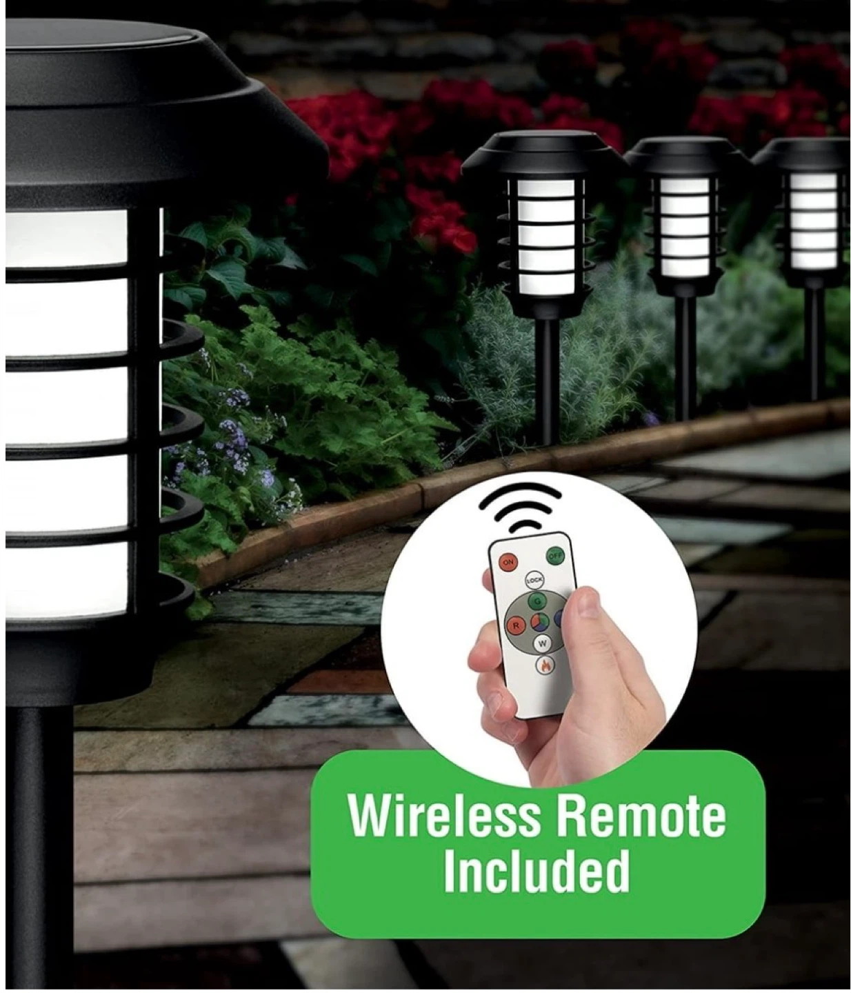 Bell+Howell Solar Powered Pathway Lights (4-Pack) - photo 4