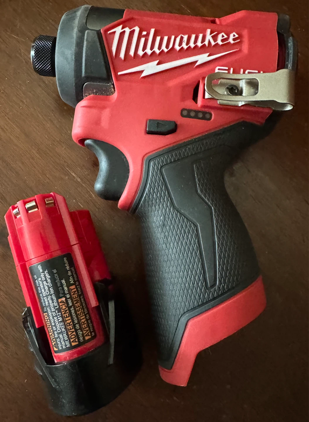 Milwaukee M12 FUEL Impact Driver with 2.0Ah Battery - photo 2