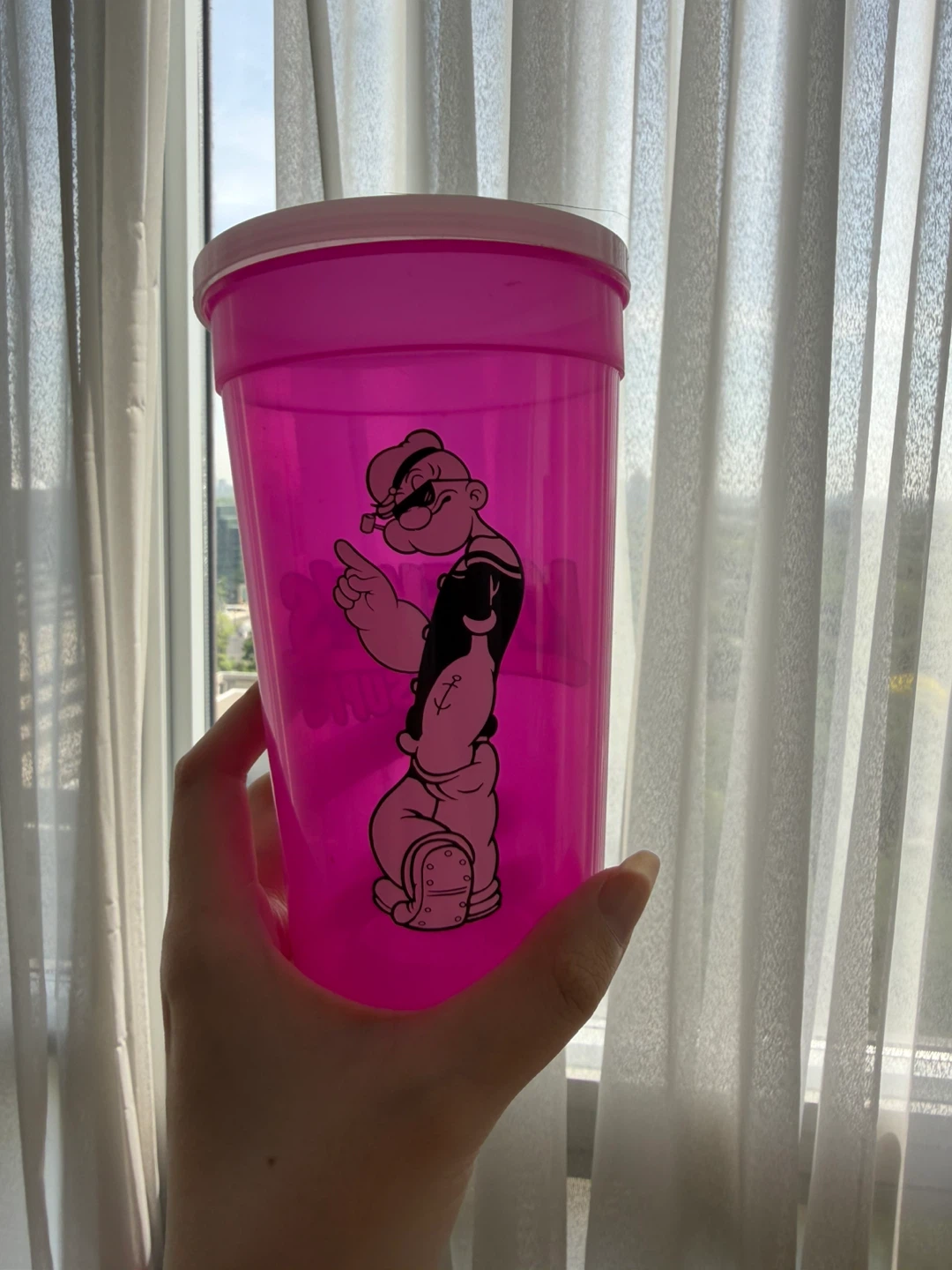 (Free with purchase) Popeyes cup with lid