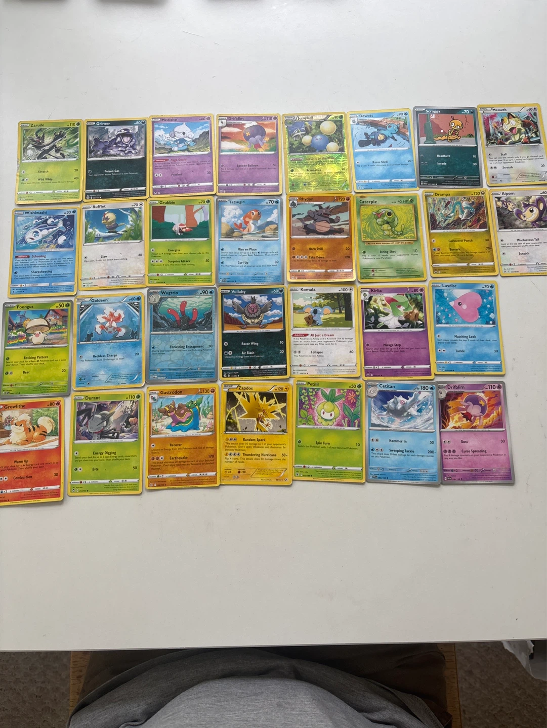 Assorted Pokémon Trading Cards